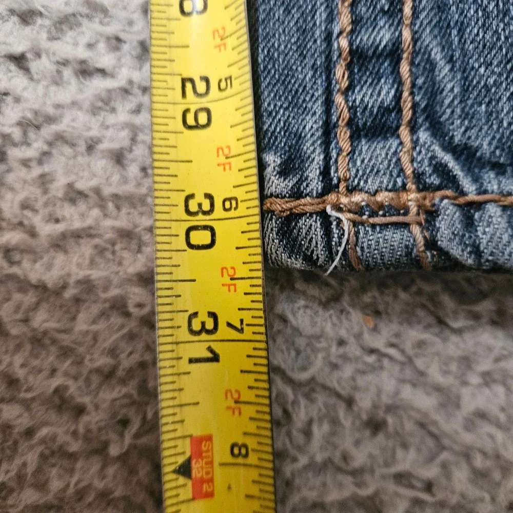 Vtg Y2K True Religion Billy Jeans Mens 34 x 30 Big T‎ Thick Stitch Made In USA
